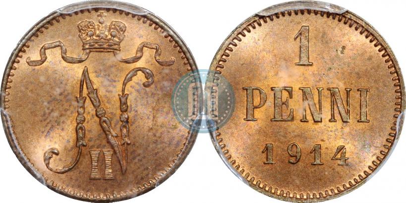 Picture 1 penni 1914 year  