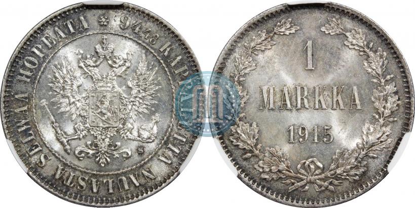 Picture 1 markka 1915 year S 