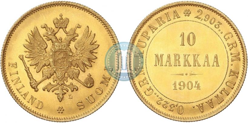 Picture 10 markkaa 1904 year L 
