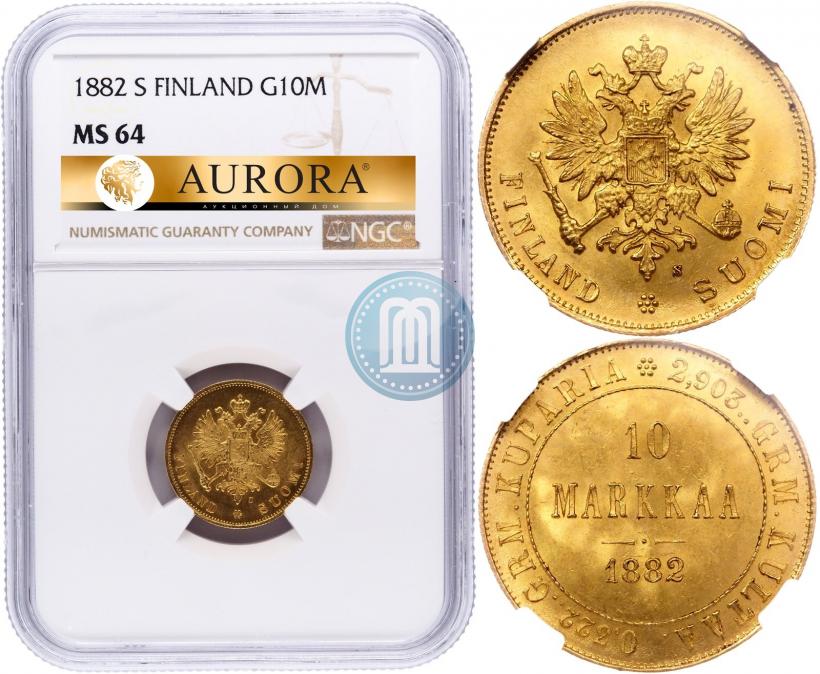 Picture 10 markkaa 1882 year S 