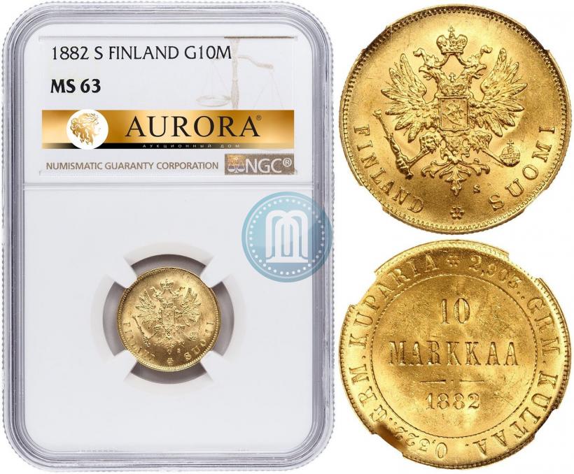 Picture 10 markkaa 1882 year S 