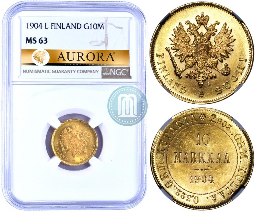 Picture 10 markkaa 1904 year L 