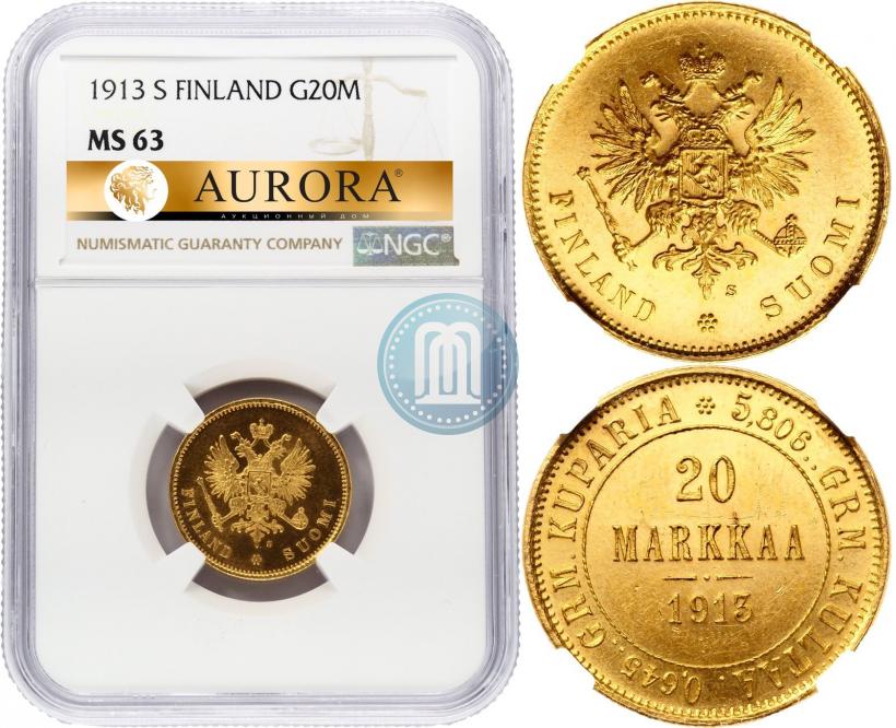 Picture 20 markkaa 1913 year S 