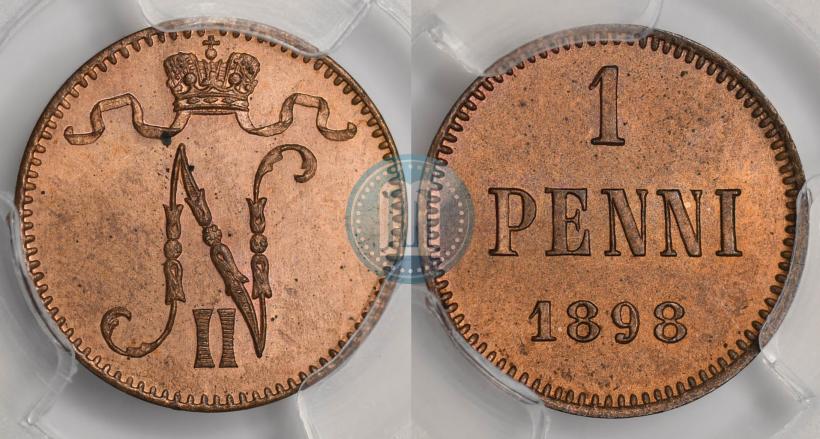 Picture 1 penni 1898 year  
