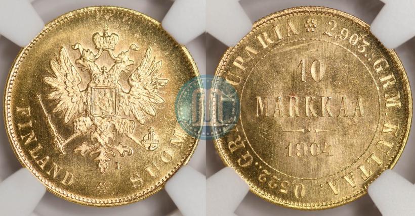 Picture 10 markkaa 1904 year L 
