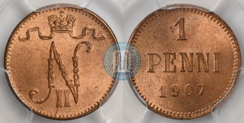 Picture 1 penni 1907 year  