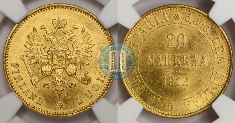 Picture 20 markkaa 1912 year L 