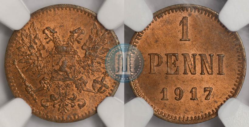 Picture 1 penni 1917 year  