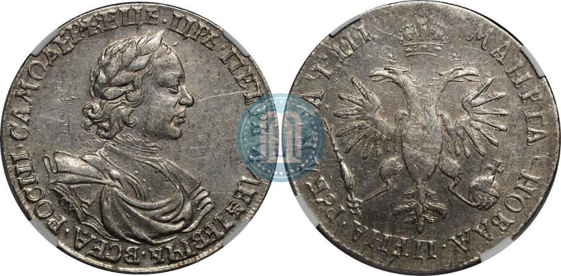 Фото 1 рубль 1718 года OK-L 