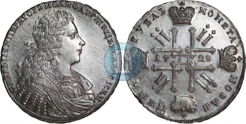 Фото 1 рубль 1728 года  "Тип 1728"