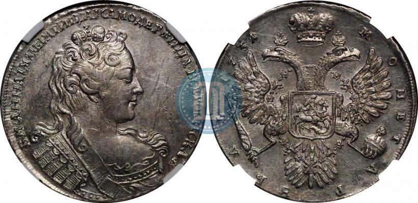 Фото 1 рубль 1731 года  