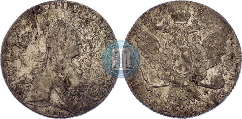 Фото 1 рубль 1770 года ММД-ДМ 