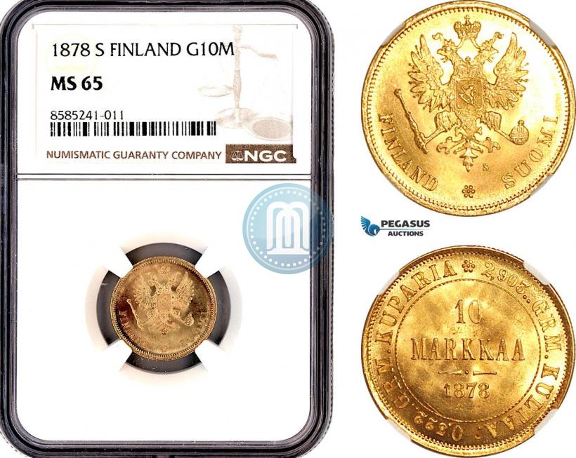 Picture 10 markkaa 1878 year S 