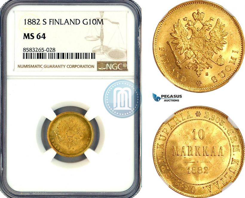 Picture 10 markkaa 1882 year S 