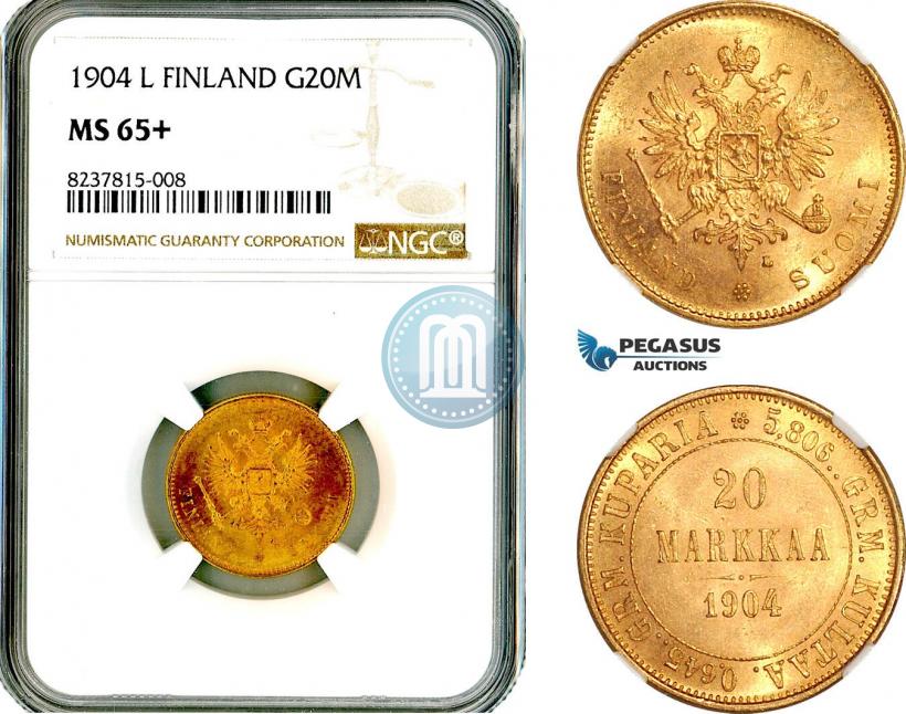 Picture 20 markkaa 1904 year L 