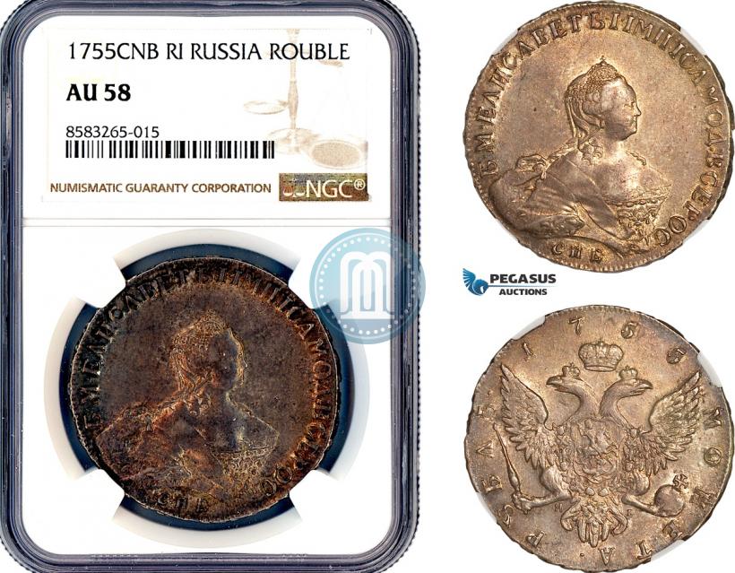 Picture 1 rouble 1755 year СПБ-ЯI 