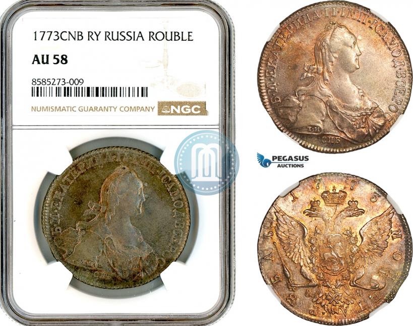 Picture 1 rouble 1773 year СПБ-ЯЧ-Т.И. 