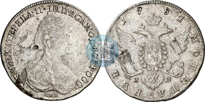 Фото 1 рубль 1782 года СПБ-ИЗ 