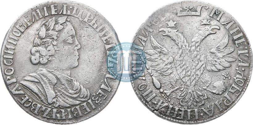 Фото Полтина 1703 года  "Большая голова"