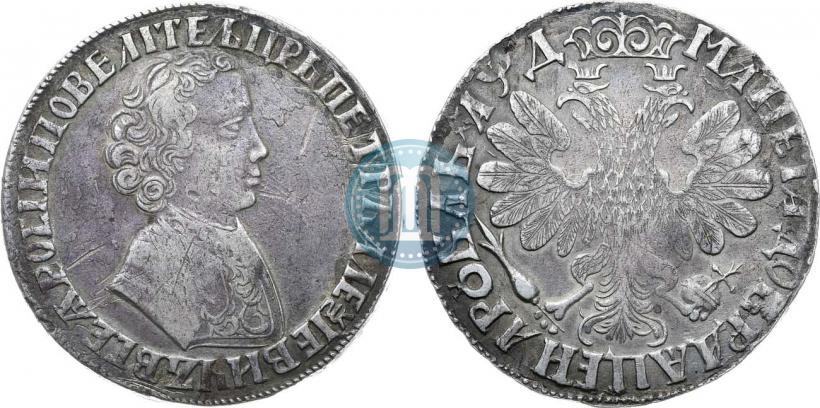 Фото 1 рубль 1704 года  