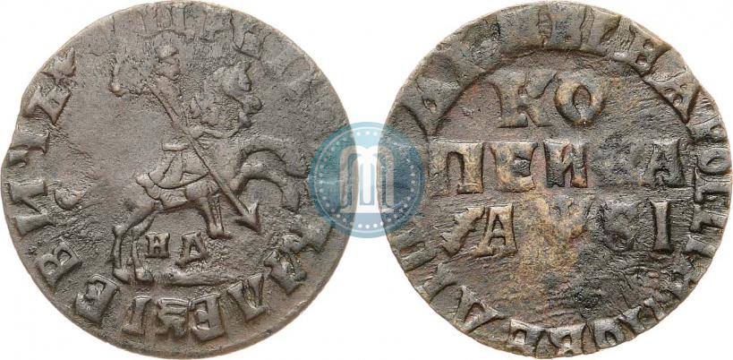 Фото 1 копейка 1716 года НД 