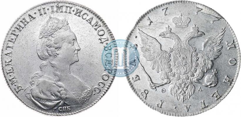 Фото 1 рубль 1777 года СПБ-ФЛ 