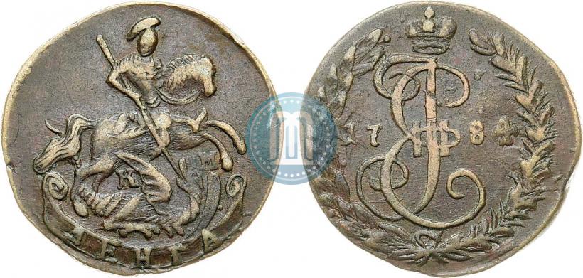 Фото Денга 1784 года КМ 