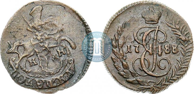 Фото Полушка 1788 года КМ 