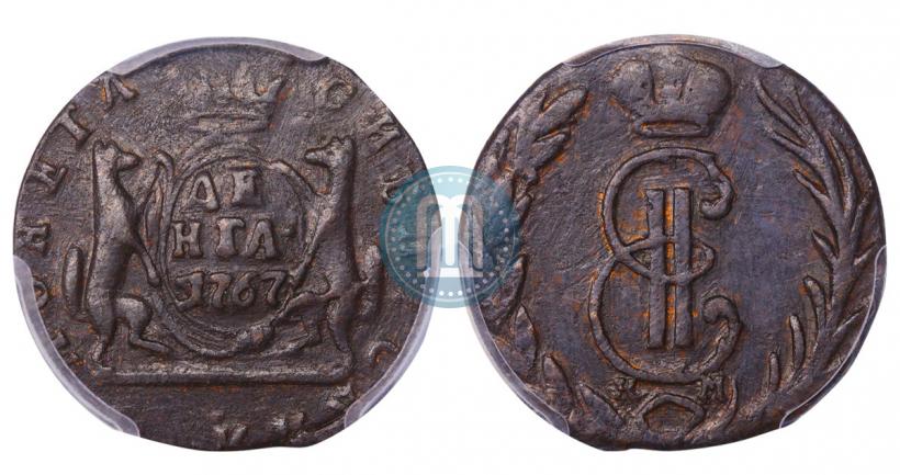 Фото Денга 1767 года КМ 