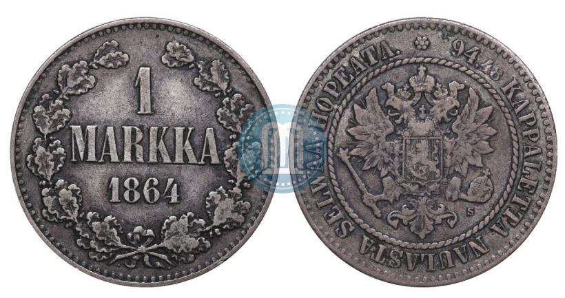 Фото 1 марка 1864 года S 