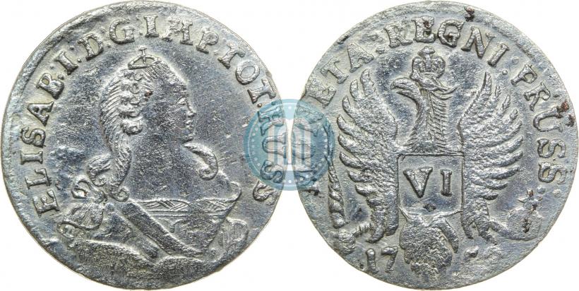 Picture 6 groszy 1759 year  