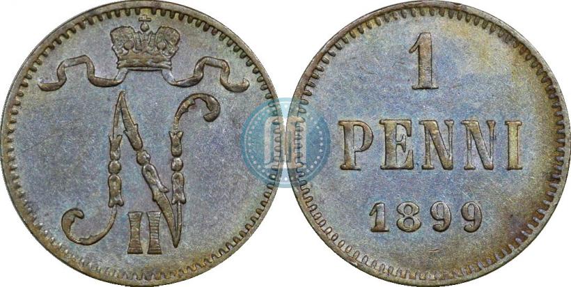 Picture 1 penni 1899 year  