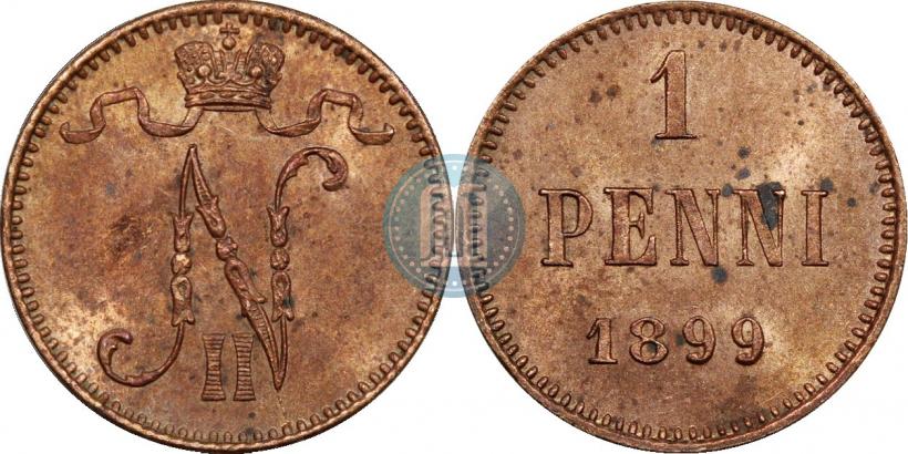 Picture 1 penni 1899 year  