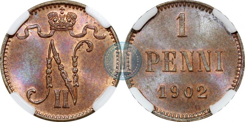 Picture 1 penni 1902 year  
