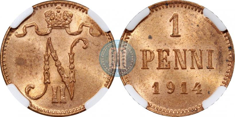 Picture 1 penni 1914 year  