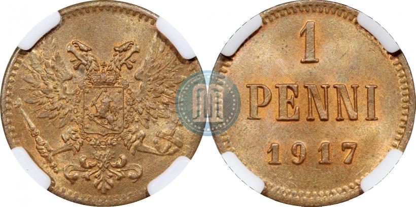 Picture 1 penni 1917 year  