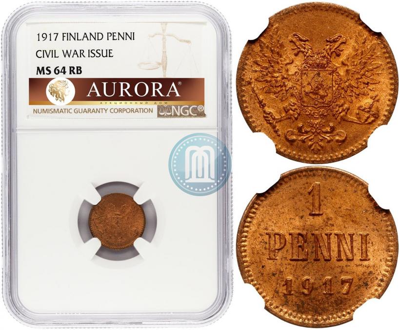 Picture 1 penni 1917 year  