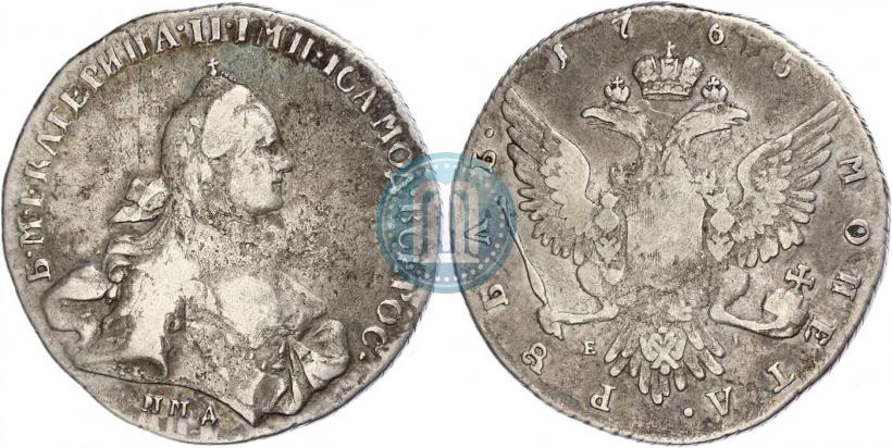 Фото 1 рубль 1765 года ММД-EI 