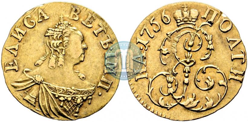 Picture Poltina 1756 year  