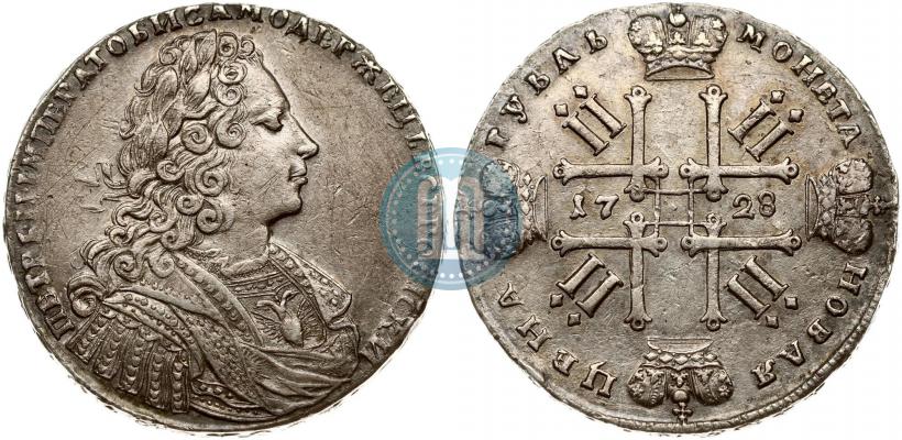 Picture 1 rouble 1728 year  "Type of 1728"