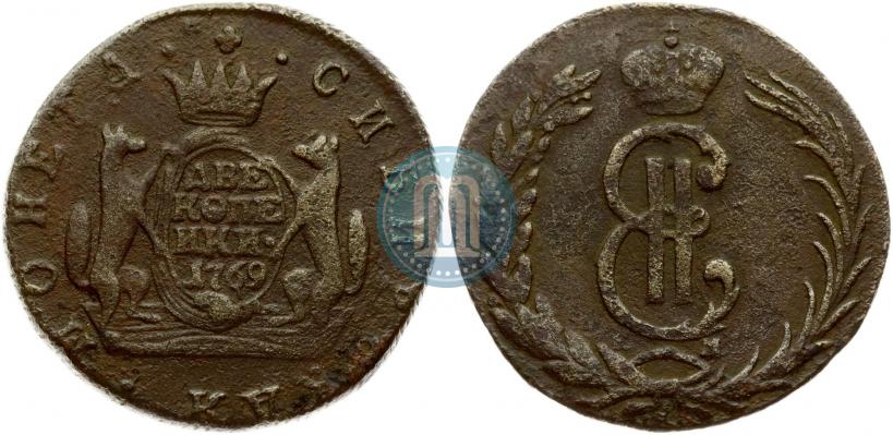 Picture 2 kopecks 1769 year КМ 