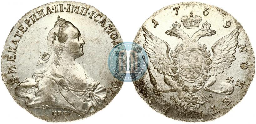 Picture 1 rouble 1769 year СПБ-СА 