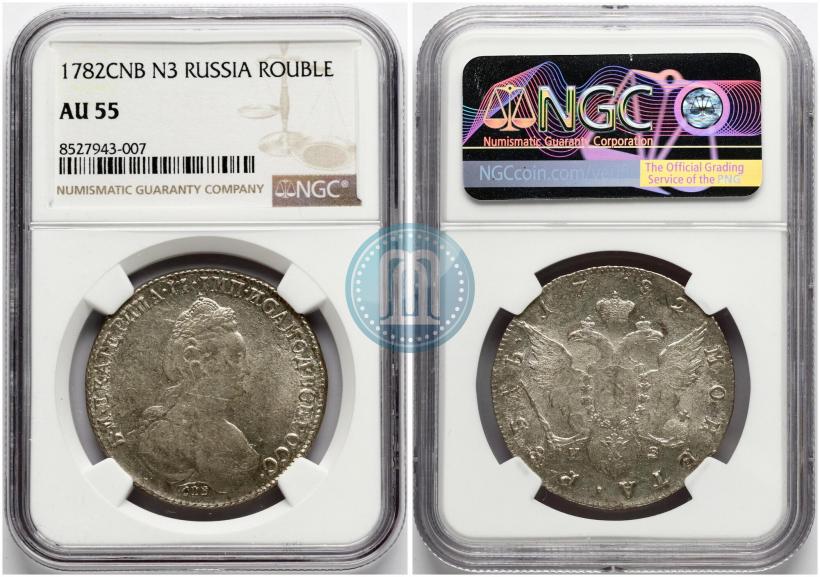 Picture 1 rouble 1782 year СПБ-ИЗ 