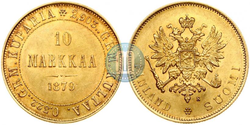 Picture 10 markkaa 1879 year S 