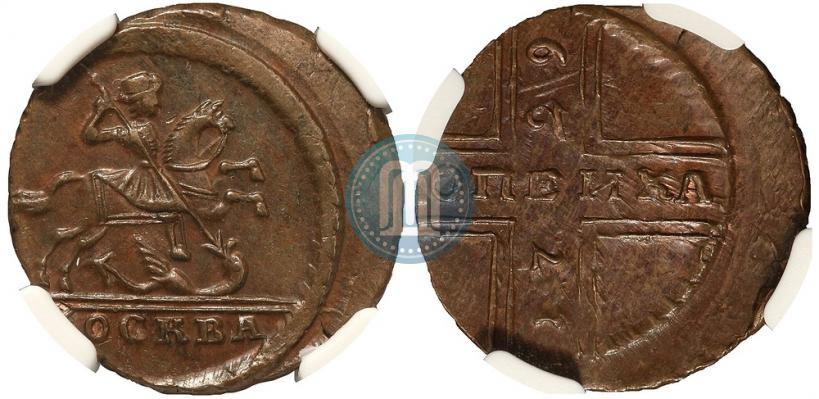 Picture 1 kopeck 1729 year МОСКВА 