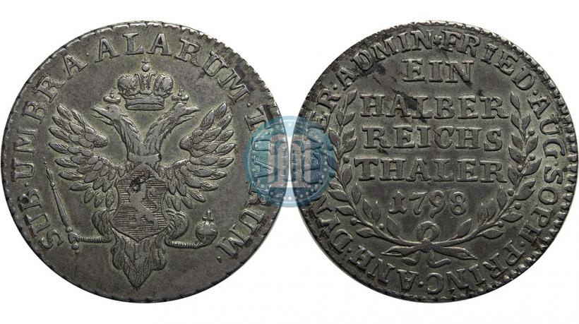 Picture Ein halber reichsthaler 1798 year  "Dutchy of Jever"