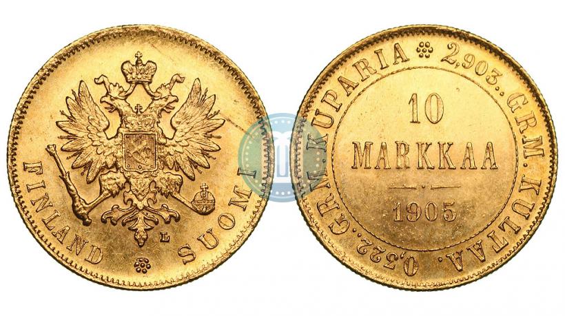 Фото 10 марок 1905 года L 