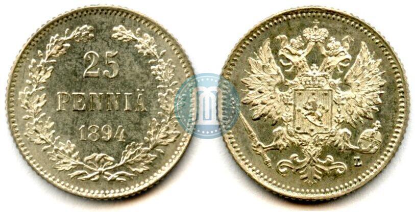 Picture 25 pennia 1894 year L 