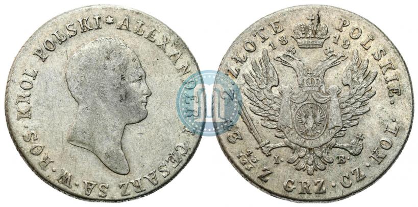 Picture 2 złote 1819 year IB 