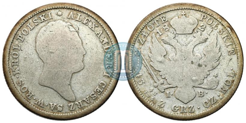Picture 2 złote 1821 year IB 